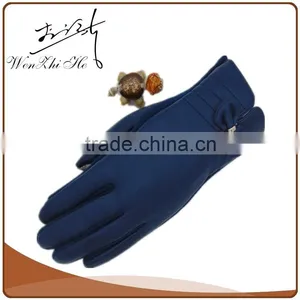 Handmade PU Coated Cotton Glove For Motobike thumbnail-2