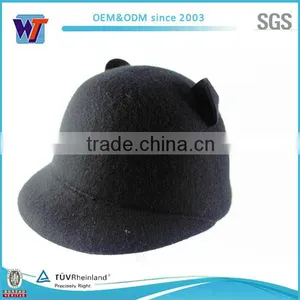 China Top Selling Red Wool Felt Hat Bodies With Cute Ears thumbnail-4