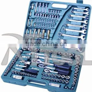 2015 NEW ITEM 138pcs Antique Combination Dr.1/4&3/8&1/2 Socket Wrench Tool Kit Housedhold Tool Kit thumbnail-1