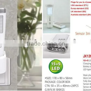 Rechargeable Torch Night Light Power Failure Night Lamp thumbnail-1