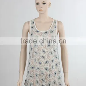 F5S15369 Sexy Women Long Tank Top thumbnail-1