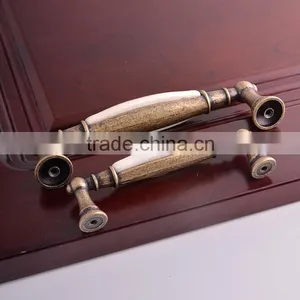 96mm 128mm Matt Sliver Polish Oriental American Vintage Style Home Office Pull Hardware Closet Dresser Handle thumbnail-2