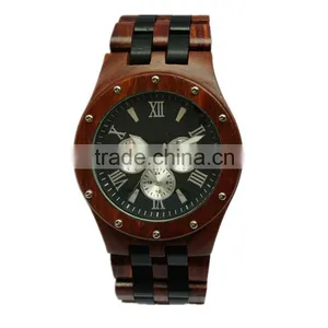 2016 Fashion Luxury Quartz Wooden Watches for Mens Wrist Watches thumbnail-2
