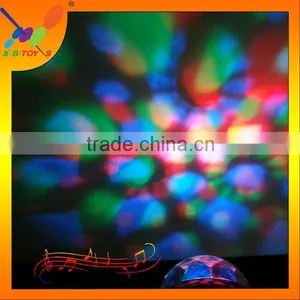 2014Hot Selling Fashion Colourful Changing LED Projection Lamp With Music.Creative New Design High Quality Night Light Projector thumbnail-1