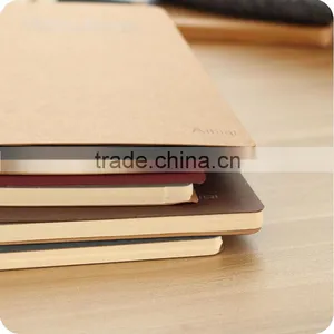 Design Recycled Brown Kraft Paper Spiral Notebook thumbnail-4