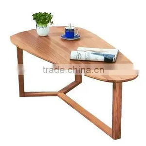 Europe 100% Bamboo Oval Modern Coffee Table thumbnail-5