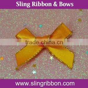Hot Sales Handmade Gilt-edged Satin Ribbon Bow For Underwear thumbnail-2