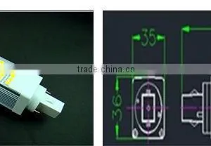 G24 Lamp LED PLC Light G24 LED Light 5w/7w/8w/10W/12W thumbnail-2