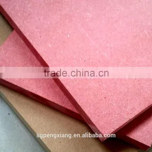 Fireproof Material Red Color Plain MDF thumbnail-2
