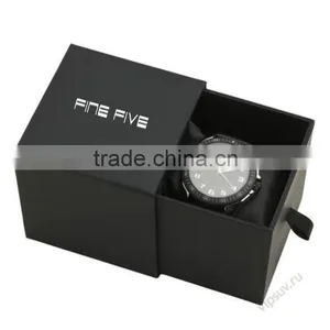 Cube Shape Luxury Black Watch Boxes WIth Pillow Cushion Inside thumbnail-4