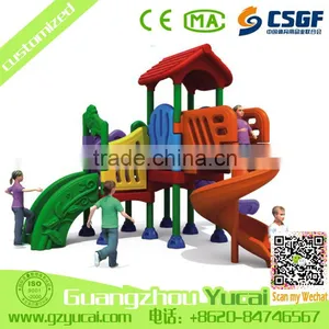 Latest Design Used Playground Outdoor Gym Equipment Slides for Sale thumbnail-1