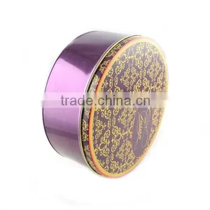 Guangdong Large Decorative Round Stacble Metal Tin Cans Box thumbnail-3