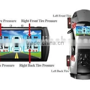 Sunplus Chipset 3"Tire Press+Car DVR With G-sensor and Google Map 1080P thumbnail-1