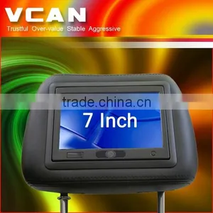 TM-707H Car Taxi Headrest Advertise Media Player Sensor TF/SD ba thumbnail-1