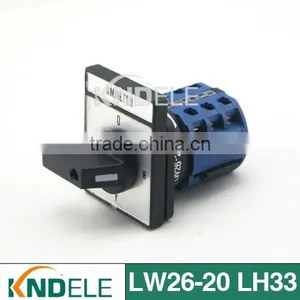 Black Rotary Handle Cam Universal Cam Operated Switch LW26-20 LH33 thumbnail-1