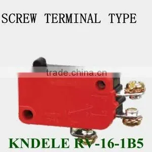 RV Screw Terminal Type Smart Micro Switch 16A RV-16-1B5 thumbnail-1