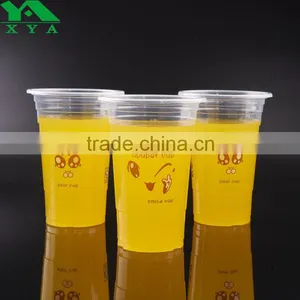 200ml Cheap Logo Printed Clear Plastic Cups thumbnail-1