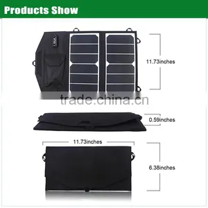 Foldable 13W Sunpower Solar Cell Portable Solar Charger for Cell Phone thumbnail-2