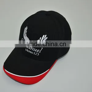 Wholesale Custom Black Sport Baseball Hat 6 Panel Baseball Caps thumbnail-1