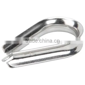 Stainless Steal Wire Rope Thimbles/ Bright Surface/ Self-colored and Powder Coated thumbnail-2