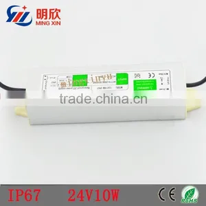 dc Output 24v 10w Ip67 Led Driver , Waterproof Outdoor Use Led Power Supply With 2 Years of Warranty thumbnail-1