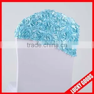 Wholesale Red Polyester Rosette Chair Sash thumbnail-6