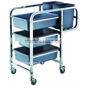 TT-BU114C Stainless Steel Five Layers Service Cart thumbnail-1