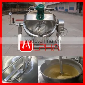 500Liter Steam Heating Tilting Jacketed Kettle /candy Cooking Pot/ Jacketed Cooking Pot thumbnail-2