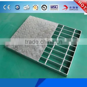 Wholesale Metal Grate Serrated Plain Type I-Shape 32x5 and Customize Stainless Steel Grate Standard Size Galvanized Grating thumbnail-1