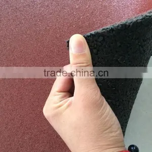 Gym Rubber Flooring Tile, Outdoor Rubber Flooring Tile thumbnail-5