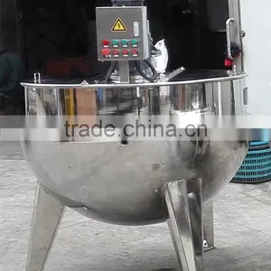 Stainless Steel Popular Wenzhou 150L Industrial Steam Heating Double Jacket Kettle thumbnail-5