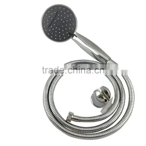 CE/ACS Certificate Plastic Led Shower Heads With Stainles s Steel Hose thumbnail-1