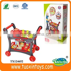 Kids Pretend Play Kitchen Food Set Toys thumbnail-1