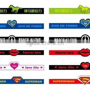 Promotional Fashion Colorful Silicone Slap Wristband thumbnail-1