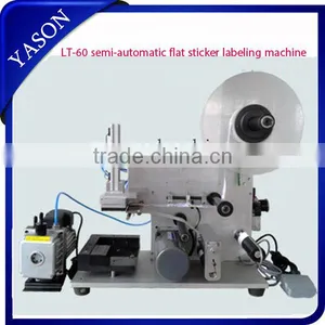 LT-60 Semi-automatic Desktop Flat Surface Self-Adhesive Sticker Labeling Machine thumbnail-1
