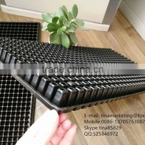 512 Cell Black HIPS Plastic Nursery Seed Propagator Tray, Plastic Plant Seedling Trays China Manufactory Price thumbnail-3