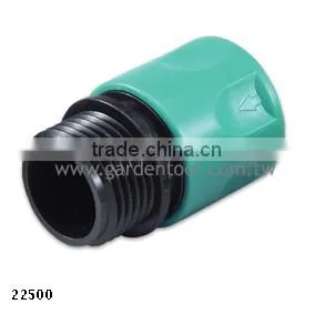 3/4" Plastic Male Garden Hose Quick Connector thumbnail-1