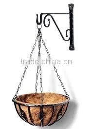 METAL WALL-HUNG HANGING BASKET HOOK thumbnail-1
