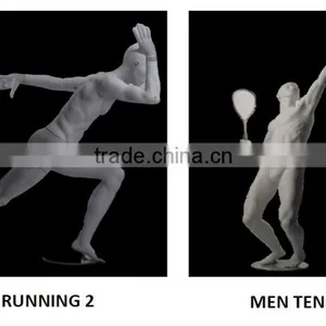 Standing Muscle Running Male Mannequin Display thumbnail-3