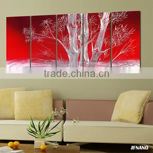 Metal Wall Art Aluminum Painting Hotel Decorative Wall Art thumbnail-1