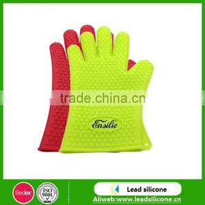 Microwave Oven Heat-resistant Silicone Gloves Silicone Insulated Gloves thumbnail-3