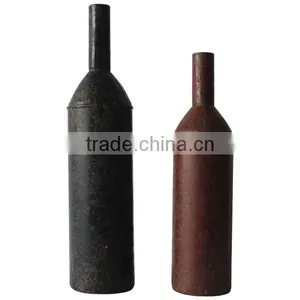 Vintage Decorative Metal Vase Set of 2 Cheap Antique Vase Wholesale thumbnail-1