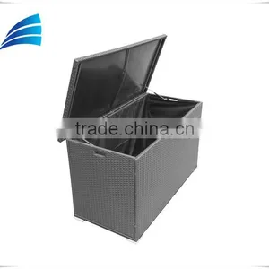Outdoor Rattan Wicker Furniture Storage Box W/ Free Protective Cover thumbnail-1