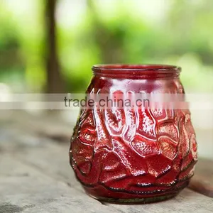 New Style Glass Candle Holder, Wooden Decoration Glass Candlestick thumbnail-1