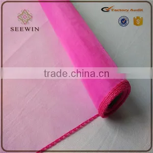 Transparent Silk Colorful Organza Roll for Flower Wrapping and Wedding Decoration thumbnail-1