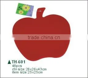 Apple Shape Cheap Foodgrade Plastic Cutting Board Th-601 thumbnail-1