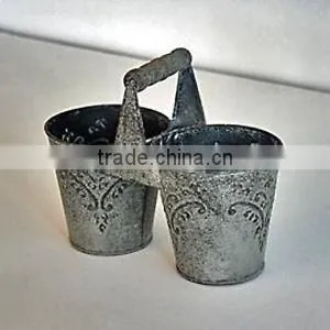 Etching Metal Enamel Planters for Home Used thumbnail-1