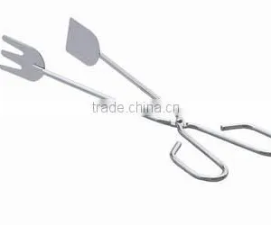 Food Tong Iron With Powder Coating Plastic Coating Handle thumbnail-4