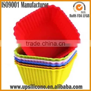 Food Grade Silicone Rectangular Baking Cups thumbnail-1