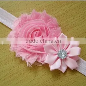 Cute Fabric Flower Hair Scrunchies for Kids thumbnail-2